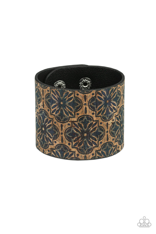 Paparazzi Accessories: Cork Culture - Blue Bracelet