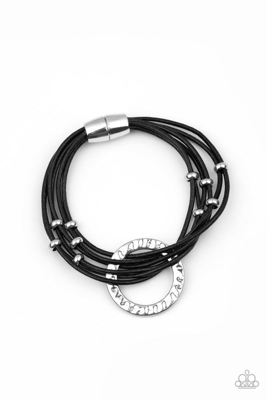 Paparazzi Accessories: Magnetic Muse - Black Bracelet