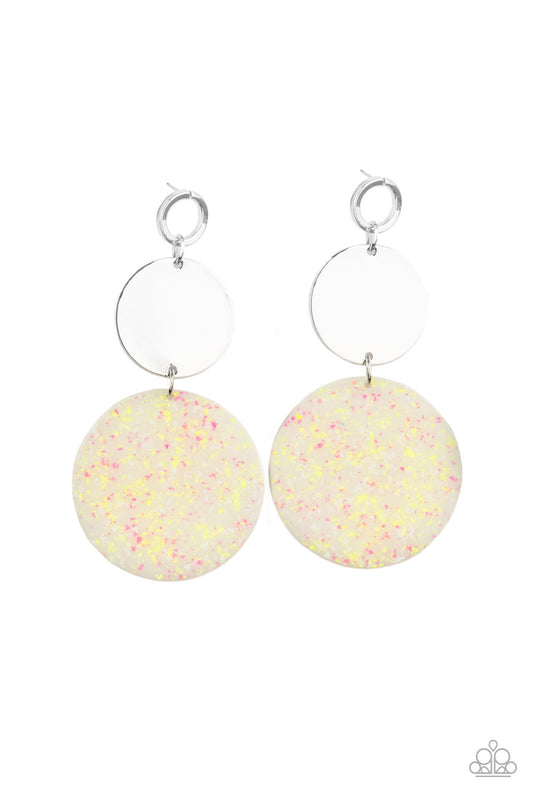 Paparazzi Accessories: Beach Day Glow - Yellow Earring