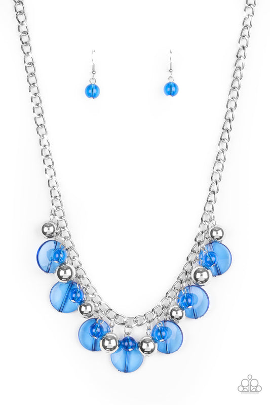 Paparazzi Accessories: Gossip Glam - Blue Necklace
