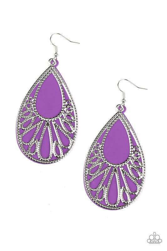 Paparazzi Accessories: Loud and Proud - Purple Earring