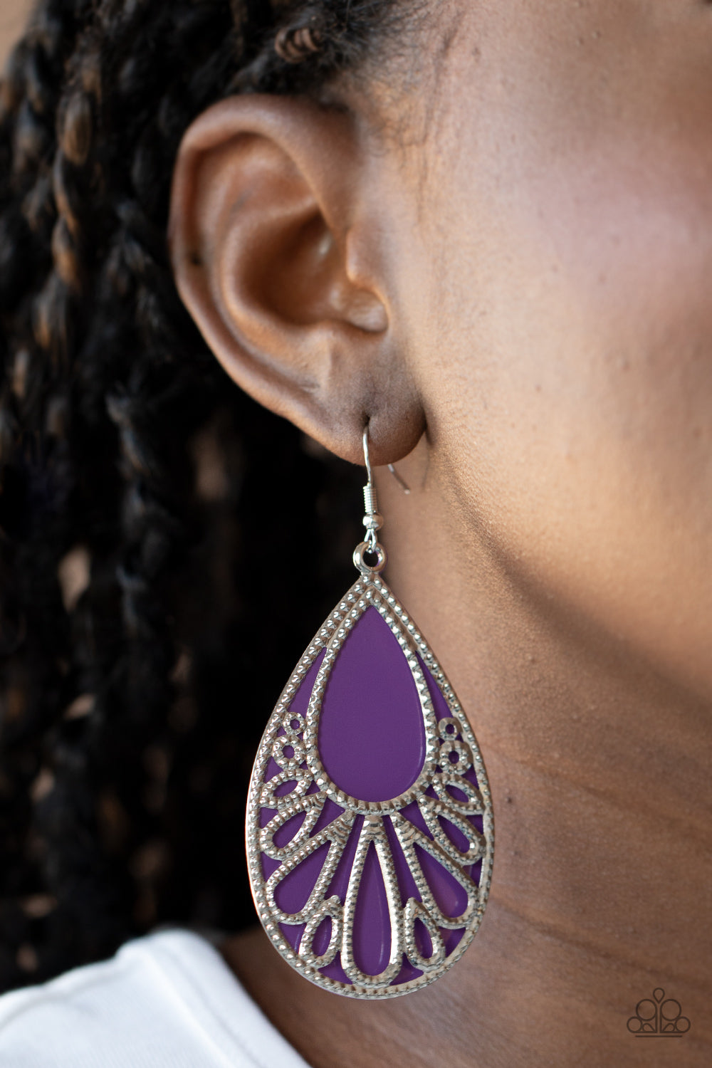 Paparazzi Accessories: Loud and Proud - Purple Earring