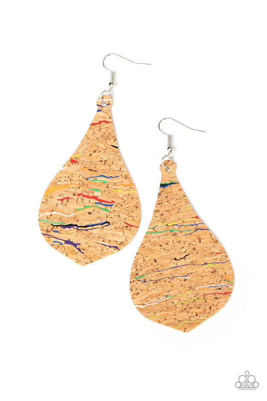 Paparazzi Accessories: Cork Coast - Multi Earring
