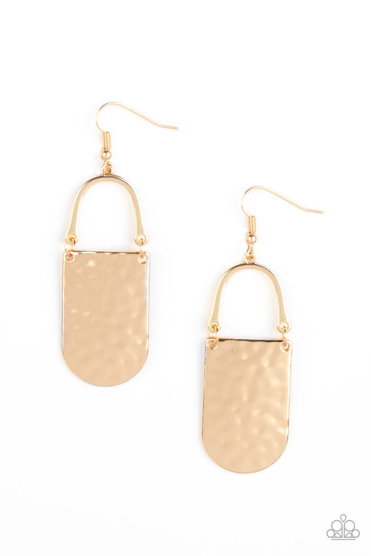 Paparazzi Accessories: Resort Relic - Gold Earring
