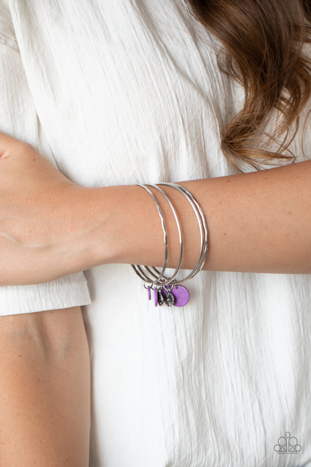 Paparazzi Accessories: Prairie Plains - Purple Bracelet