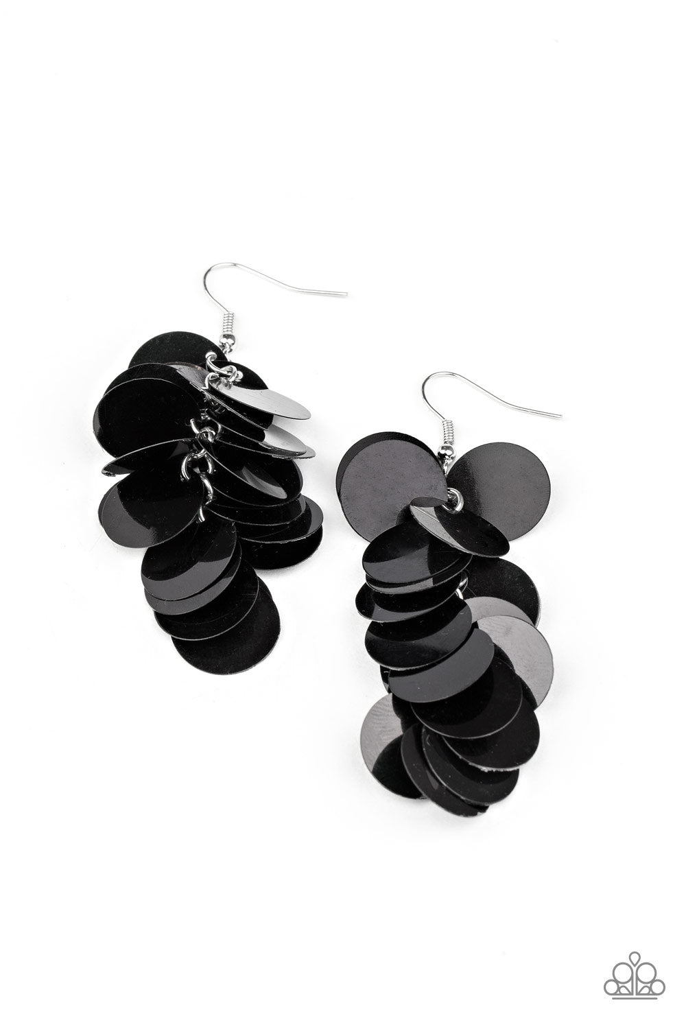Paparazzi Accessories: Now You SEQUIN It - Black Earring