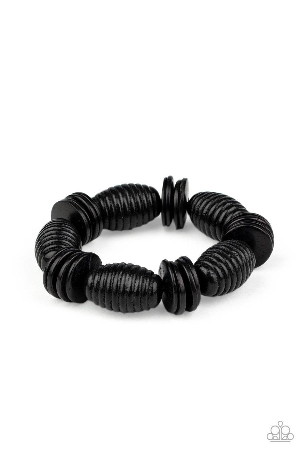 Paparazzi Accessories: Caribbean Castaway - Black Bracelet