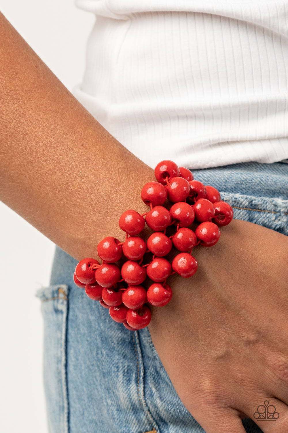 Paparazzi Accessories: Tiki Tropicana - Red Bracelet