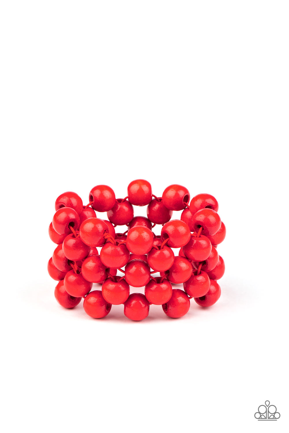 Paparazzi Accessories: Tiki Tropicana - Red Bracelet