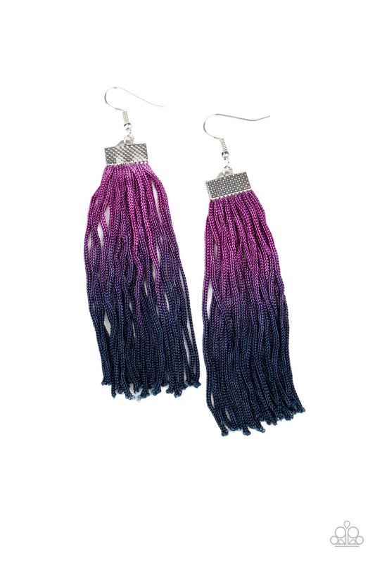 Paparazzi Accessories: Dual Immersion - Purple Earring