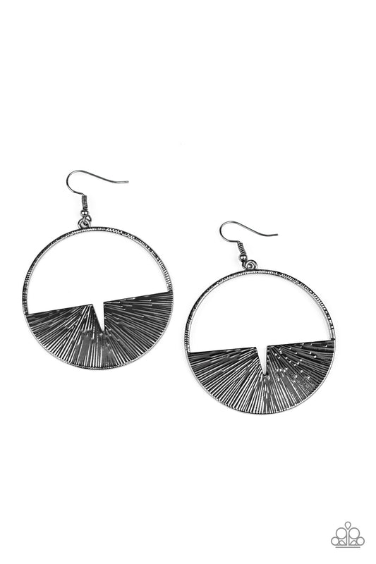 Paparazzi Accessories: Reimagined Refinement - Black Earring