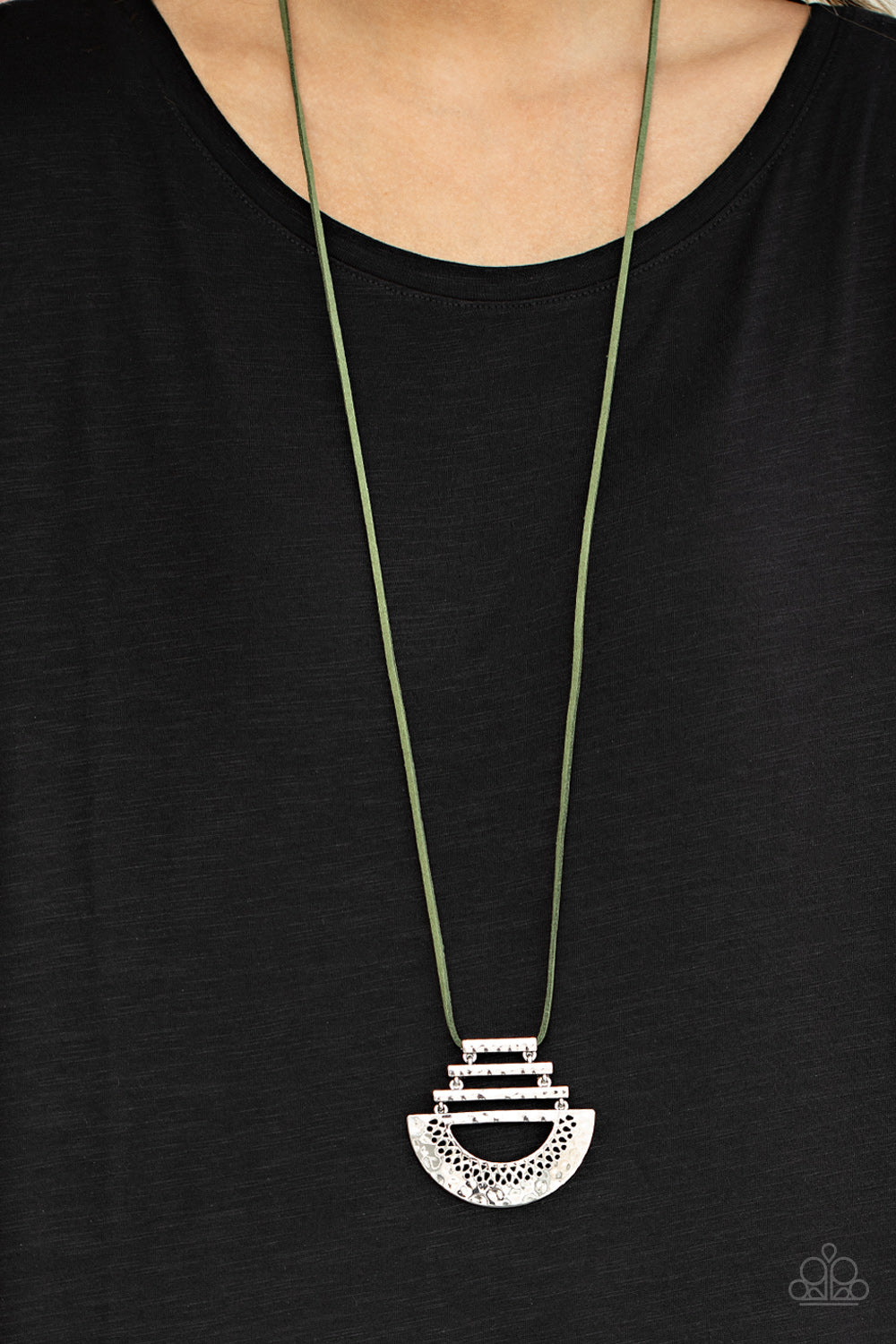 Paparazzi Accessories: Rise and SHRINE - Green Necklace