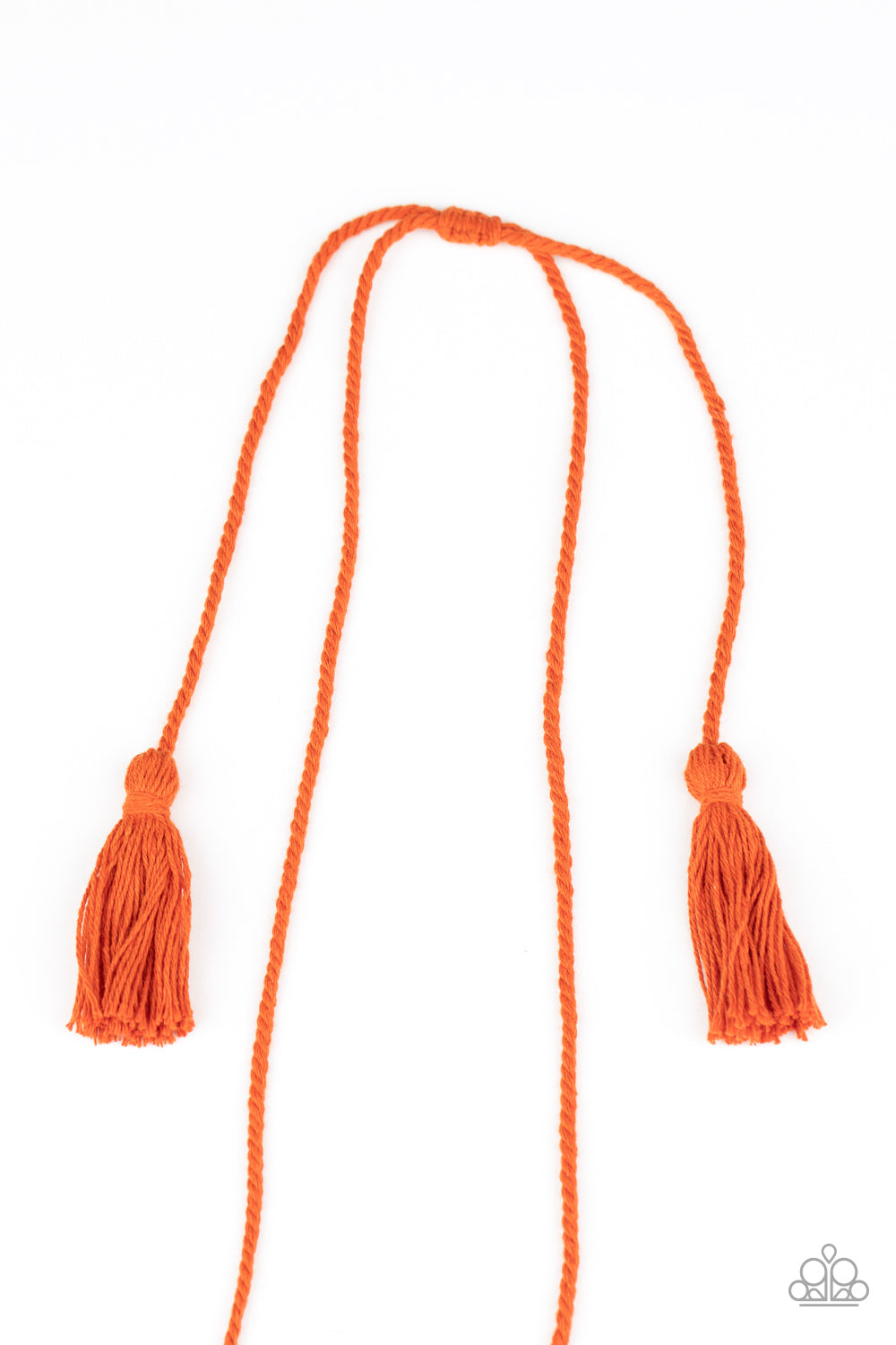 Paparazzi Accessories: Between You and MACRAME - Orange Neclace