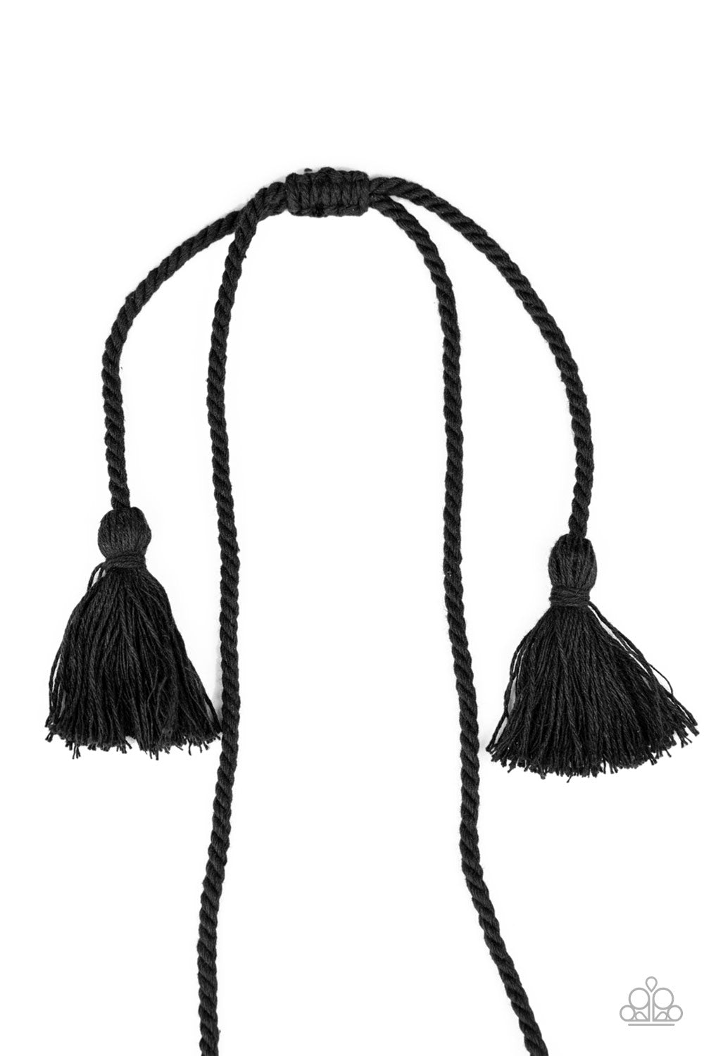 Paparazzi Accessories: Macrame Mantra - Black Necklace