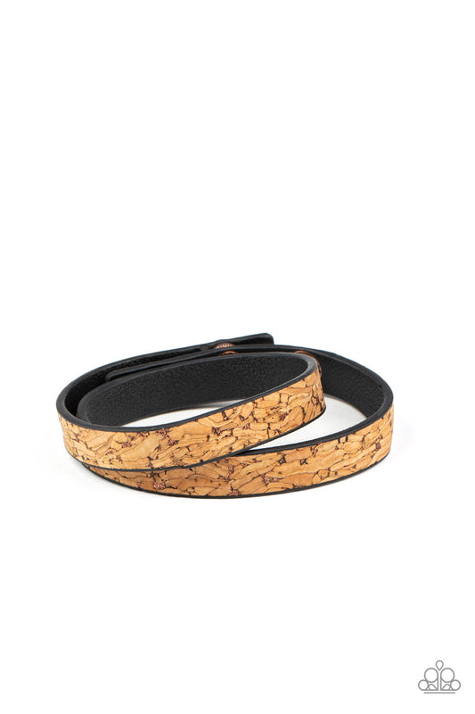 Paparazzi Accessories: Space Warp - Copper Bracelet