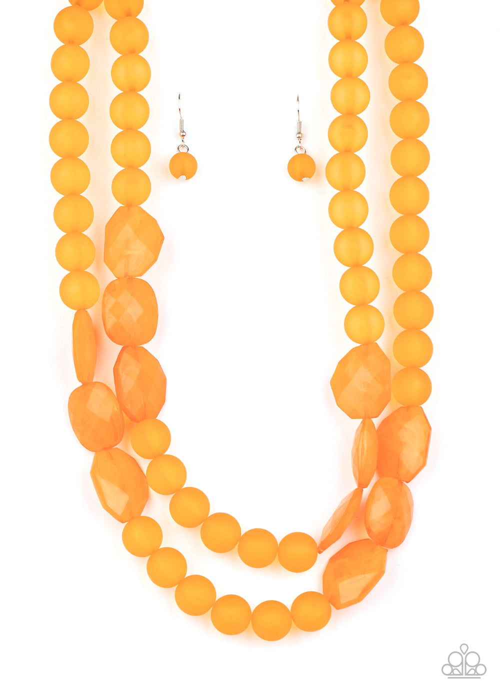 Paparazzi Accessories: Arctic Art - Orange Necklace