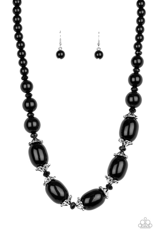 Paparazzi Accessories: After Party Posh - Black Necklace