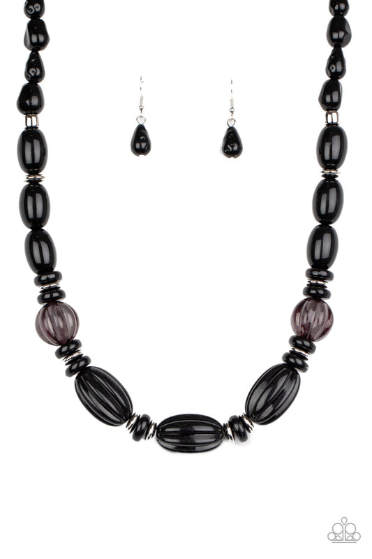 Paparazzi Accessories: High Alert - Black Necklace