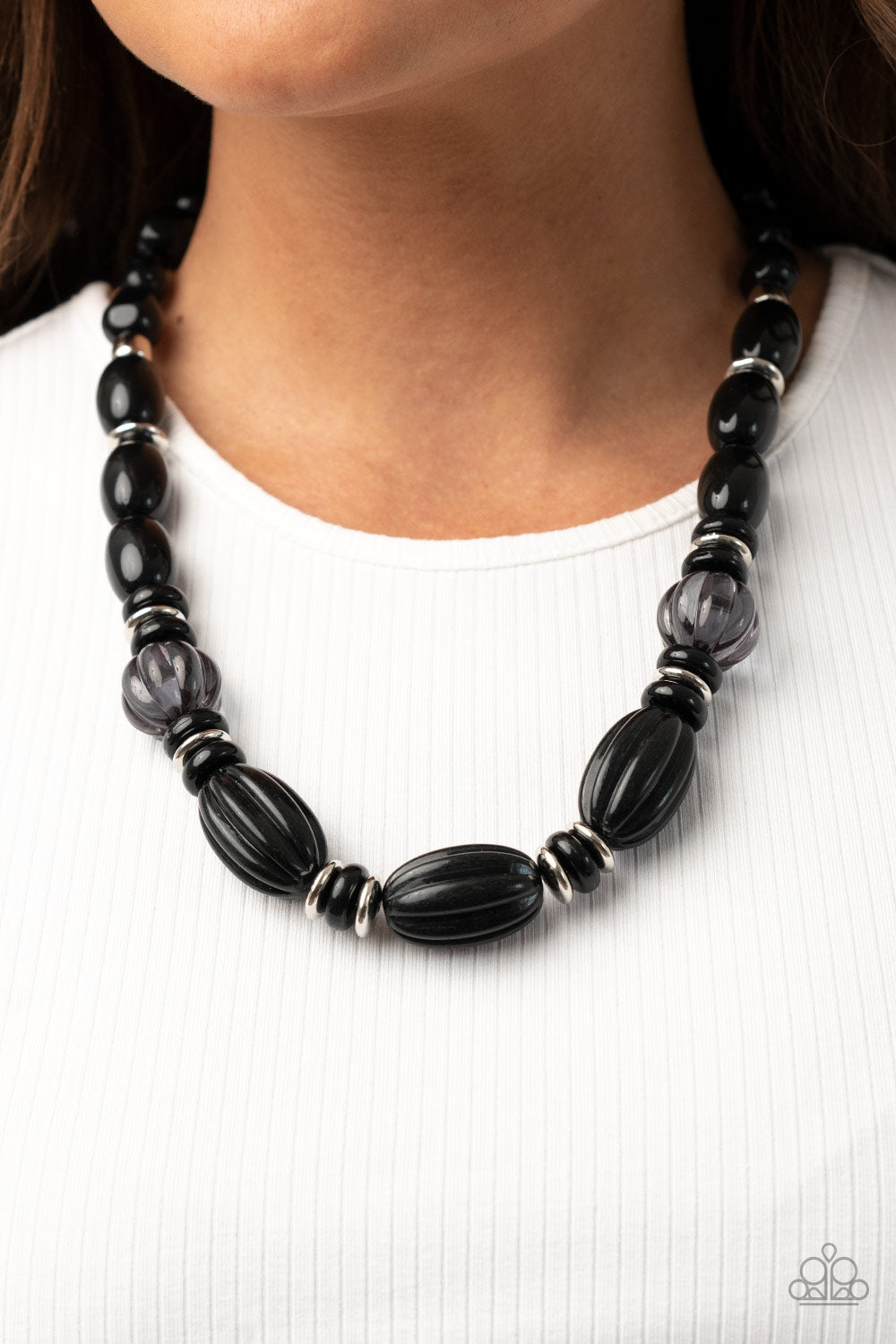 Paparazzi Accessories: High Alert - Black Necklace