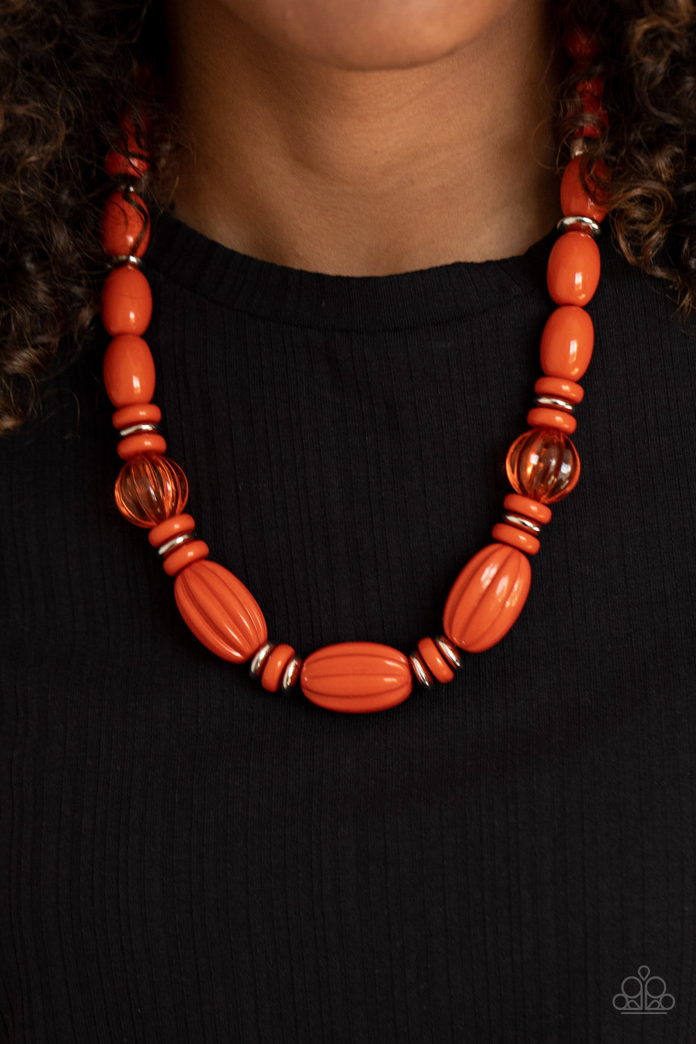 Paparazzi Accessories: High Alert - Orange Necklace