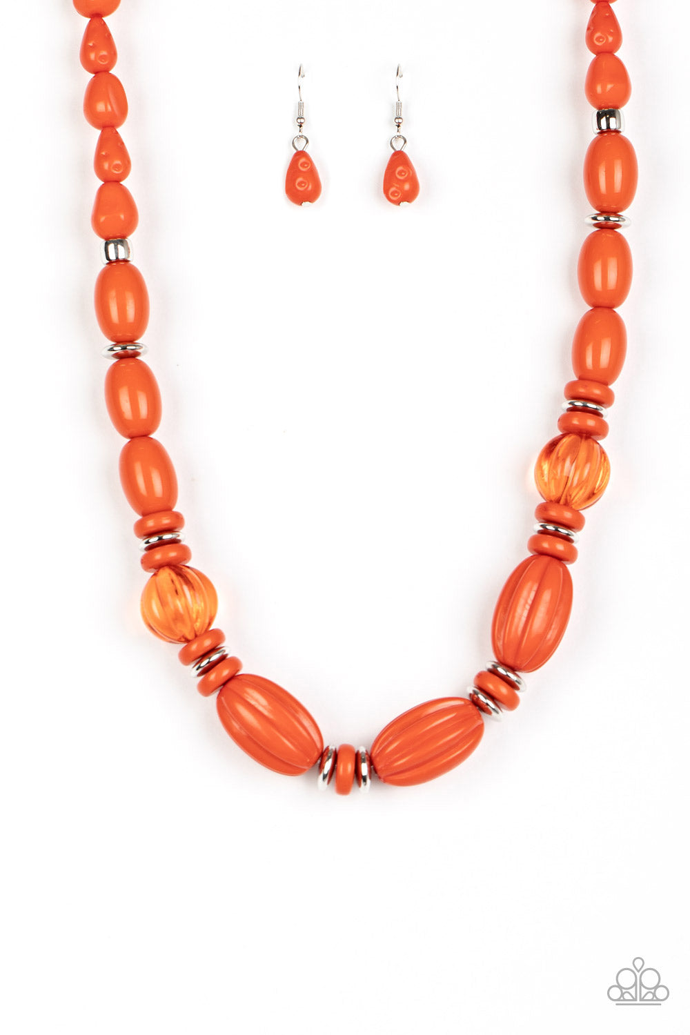 Paparazzi Accessories: High Alert - Orange Necklace
