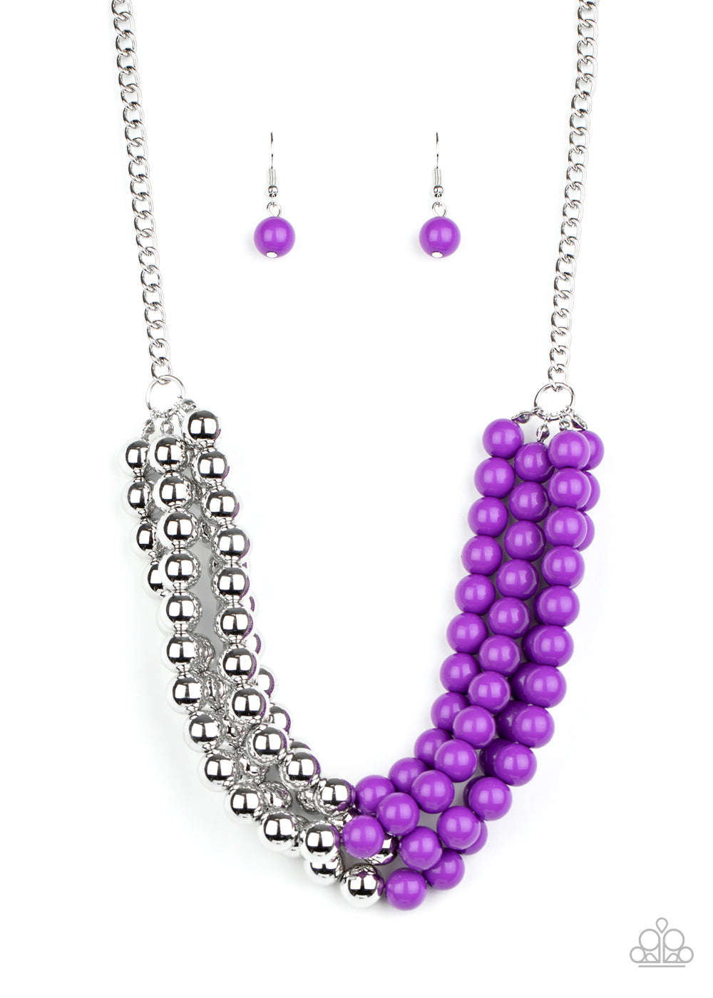 Paparazzi Accessories: Layer After Layer - Purple Necklace