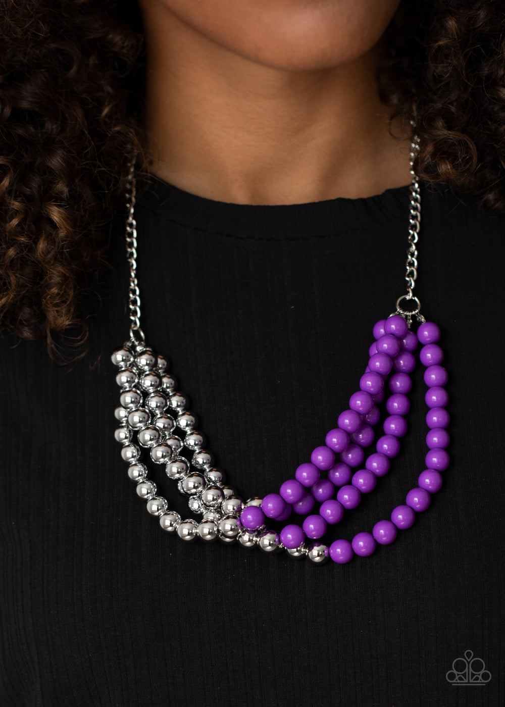 Paparazzi Accessories: Layer After Layer - Purple Necklace