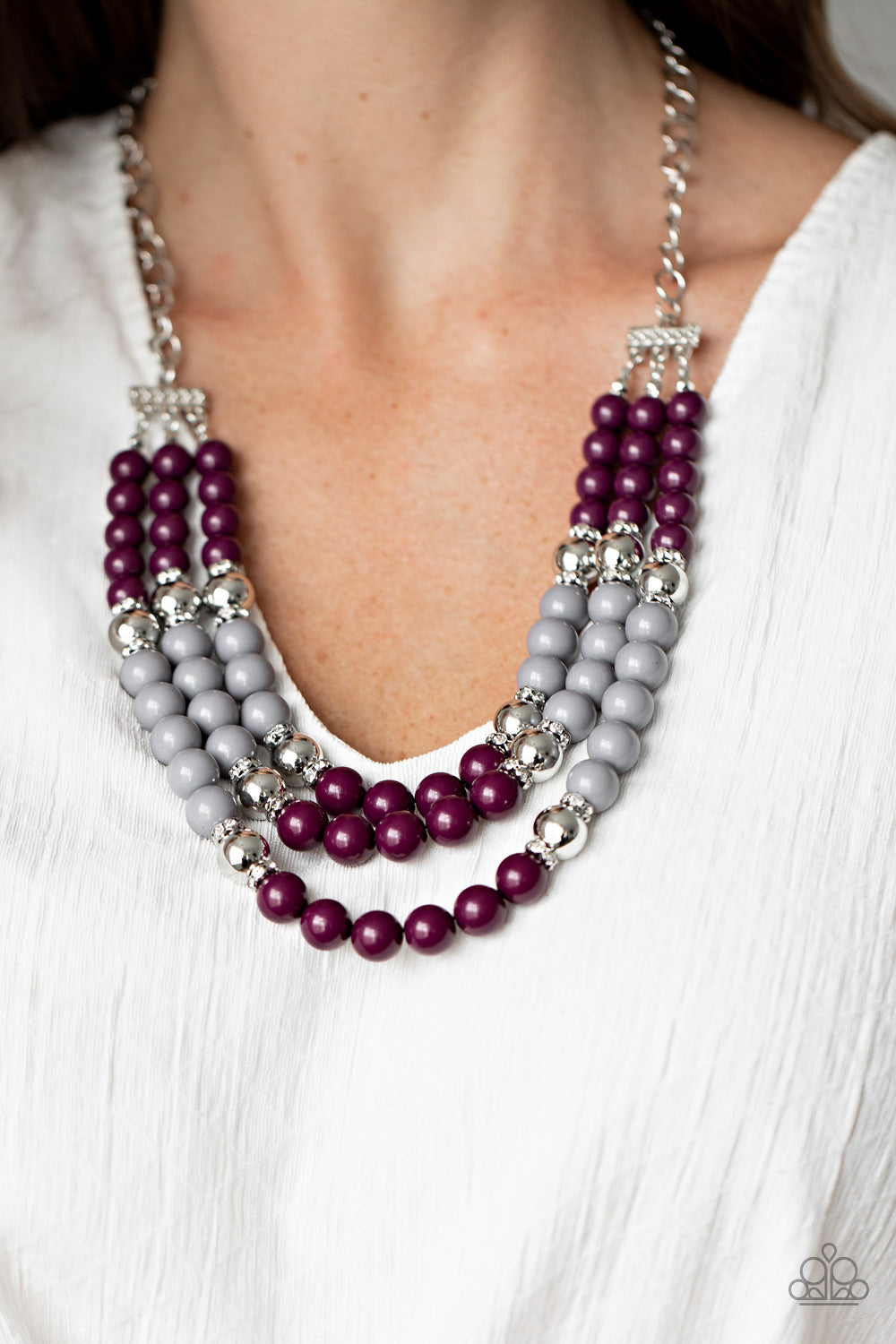 Paparazzi Accessories: BEAD Your Own Drum - Purple Necklace