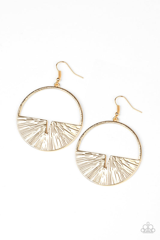 Paparazzi Accessories: Reimagined Refinement - Gold Earring