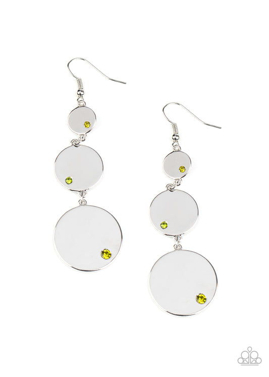 Paparazzi Accessories: Poshly Polished - Green Earring