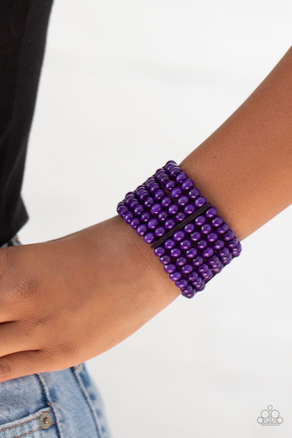 Paparazzi Accessories: Tanning in Tanzania - Purple Bracelet