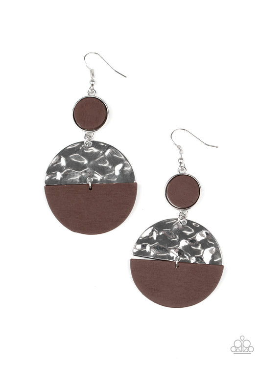 Paparazzi Accessories: Natural Element - Brown Earring