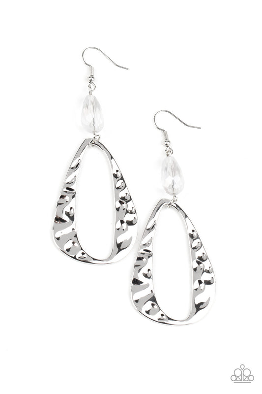 Paparazzi Accessories: Enhanced Elegance - White Earring