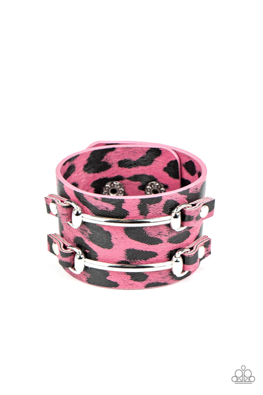 Paparazzi Accessories: Safari Scene - Pink Bracelet