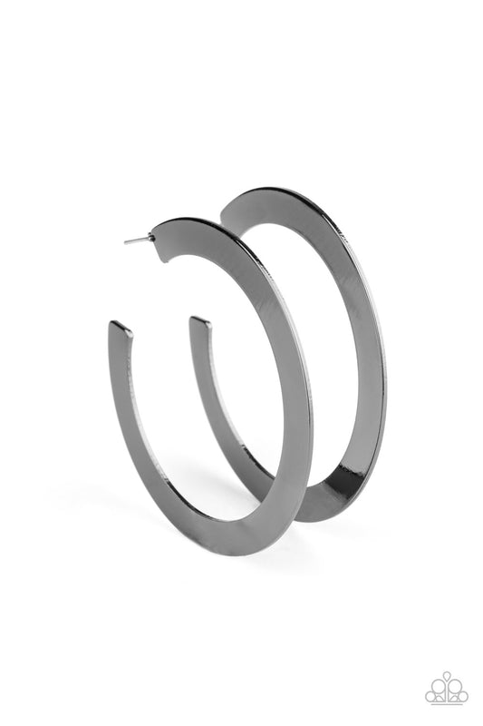 Paparazzi Accessories: The Inside Track - Black Earring