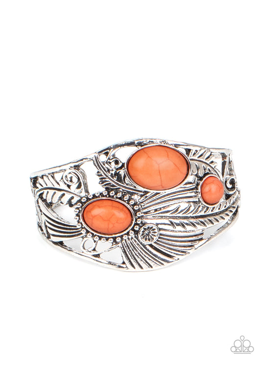 Paparazzi Accessories: Mojave Moods - Orange Bracelet