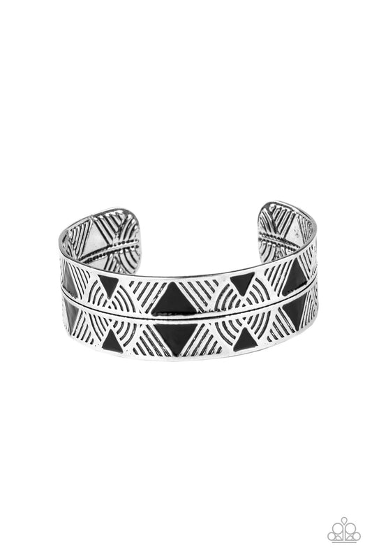 Paparazzi accessories: Hidden Glyphs - Black Bracelet