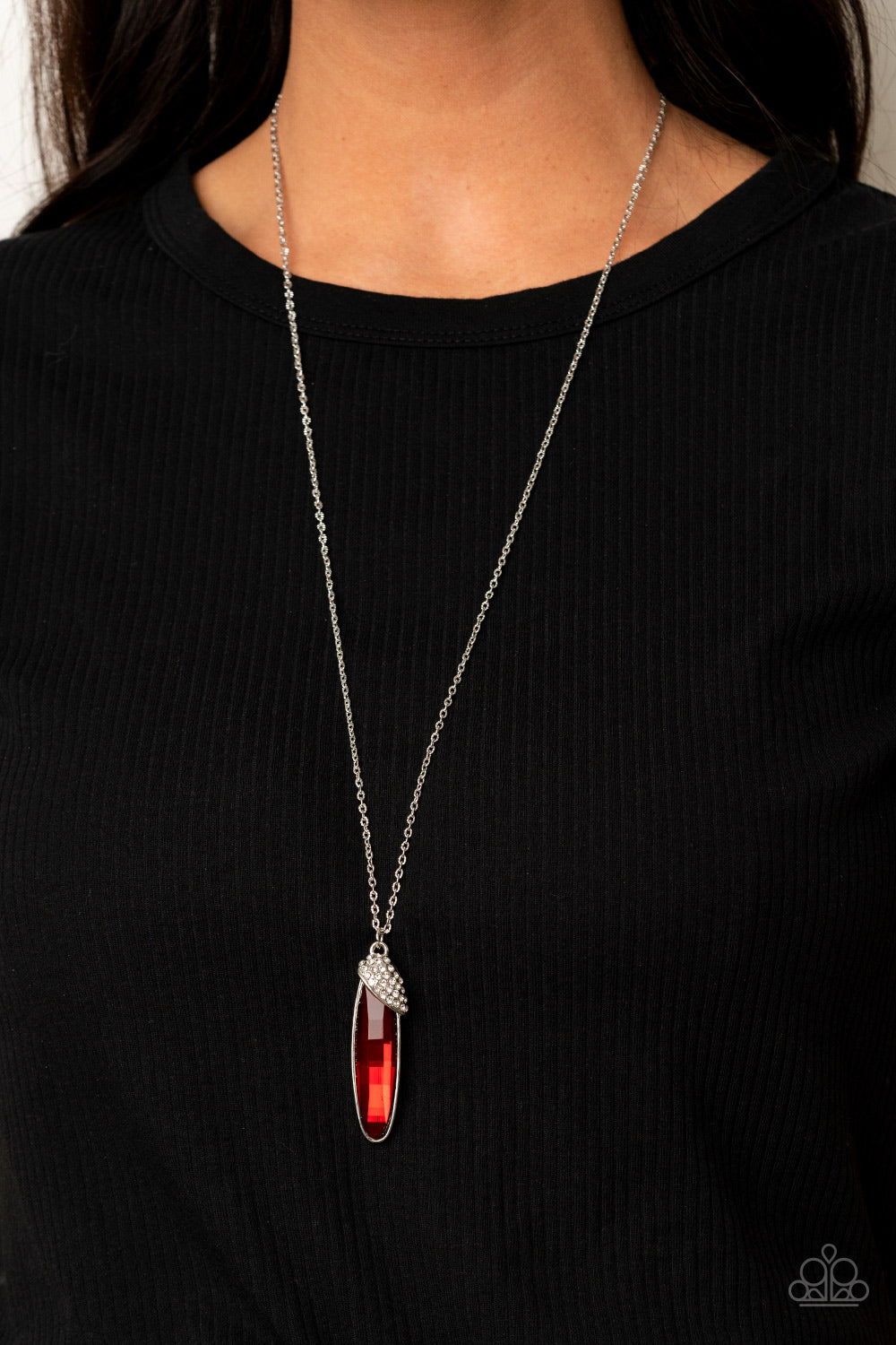 Paparazzi Accessories: Spontaneous Sparkle - Red Necklace