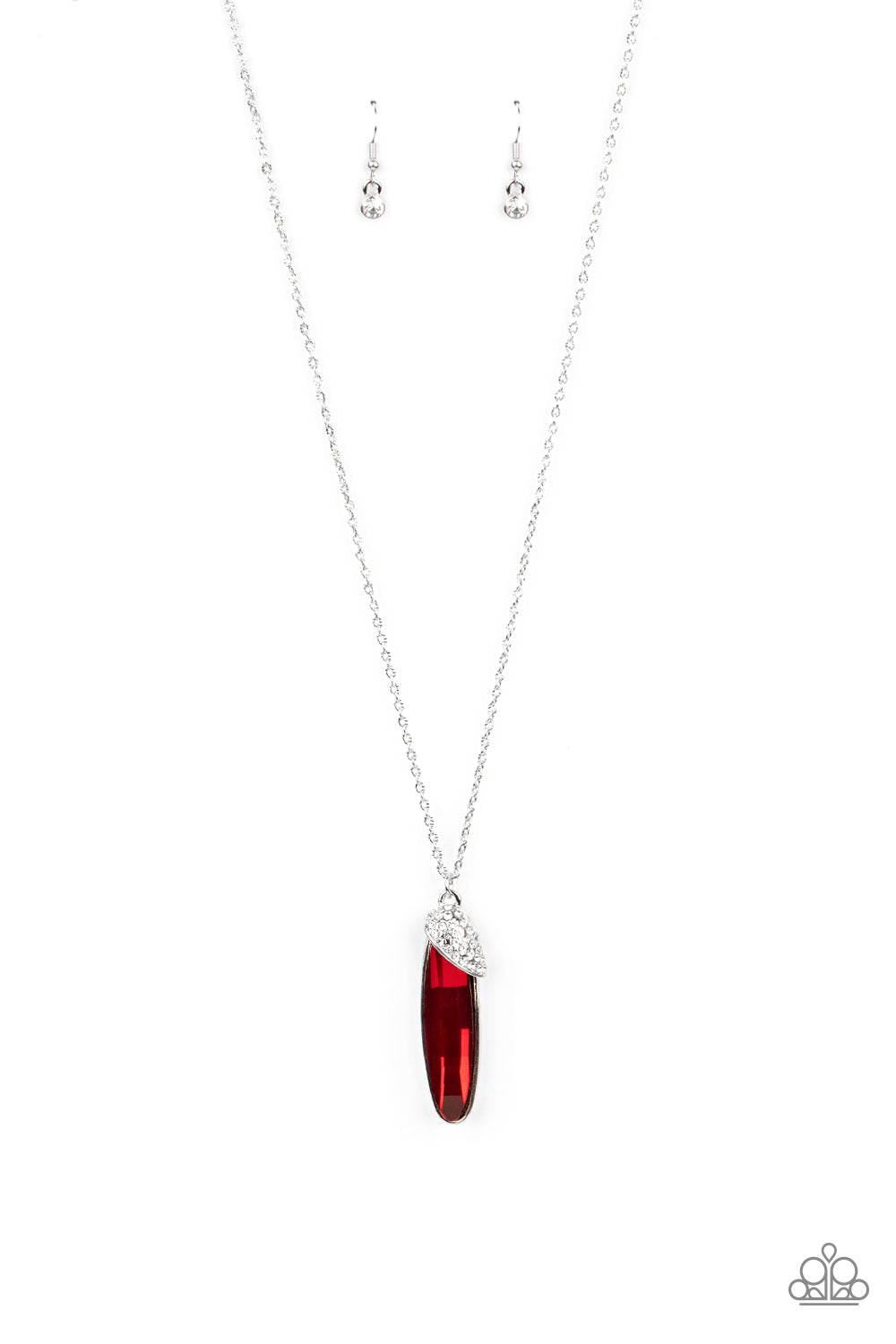 Paparazzi Accessories: Spontaneous Sparkle - Red Necklace
