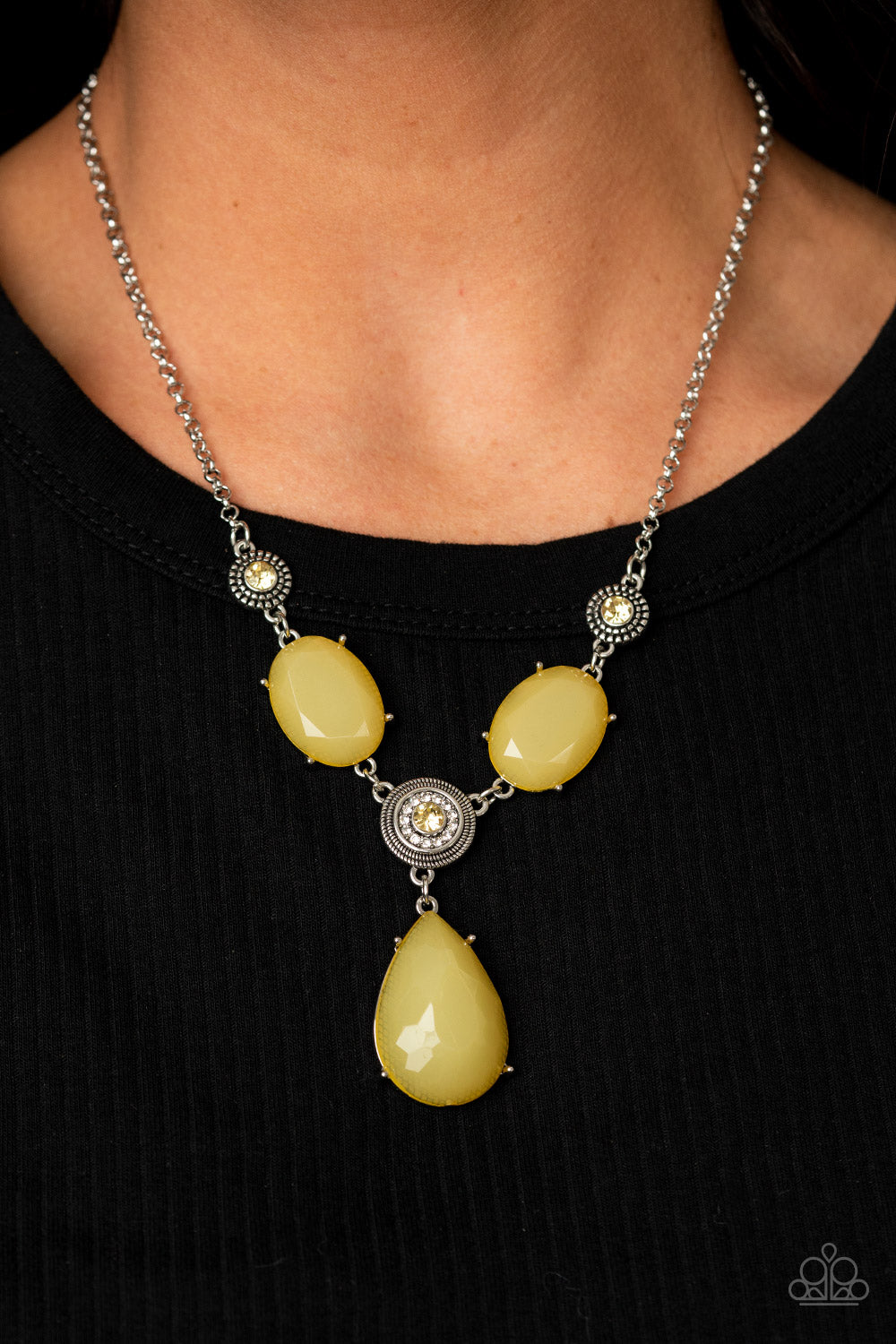 Paparazzi Accessories: Heirloom Hideaway - Yellow Necklace
