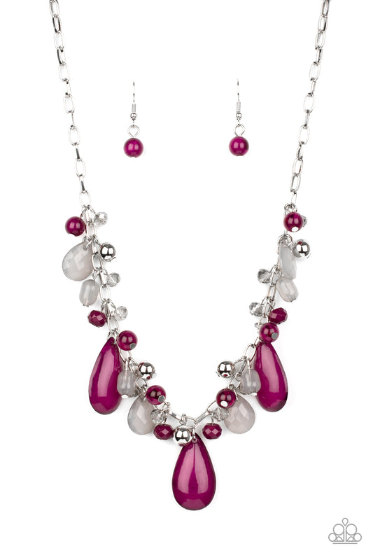 Paparazzi Accessories: Seaside Solstice - Purple Necklace