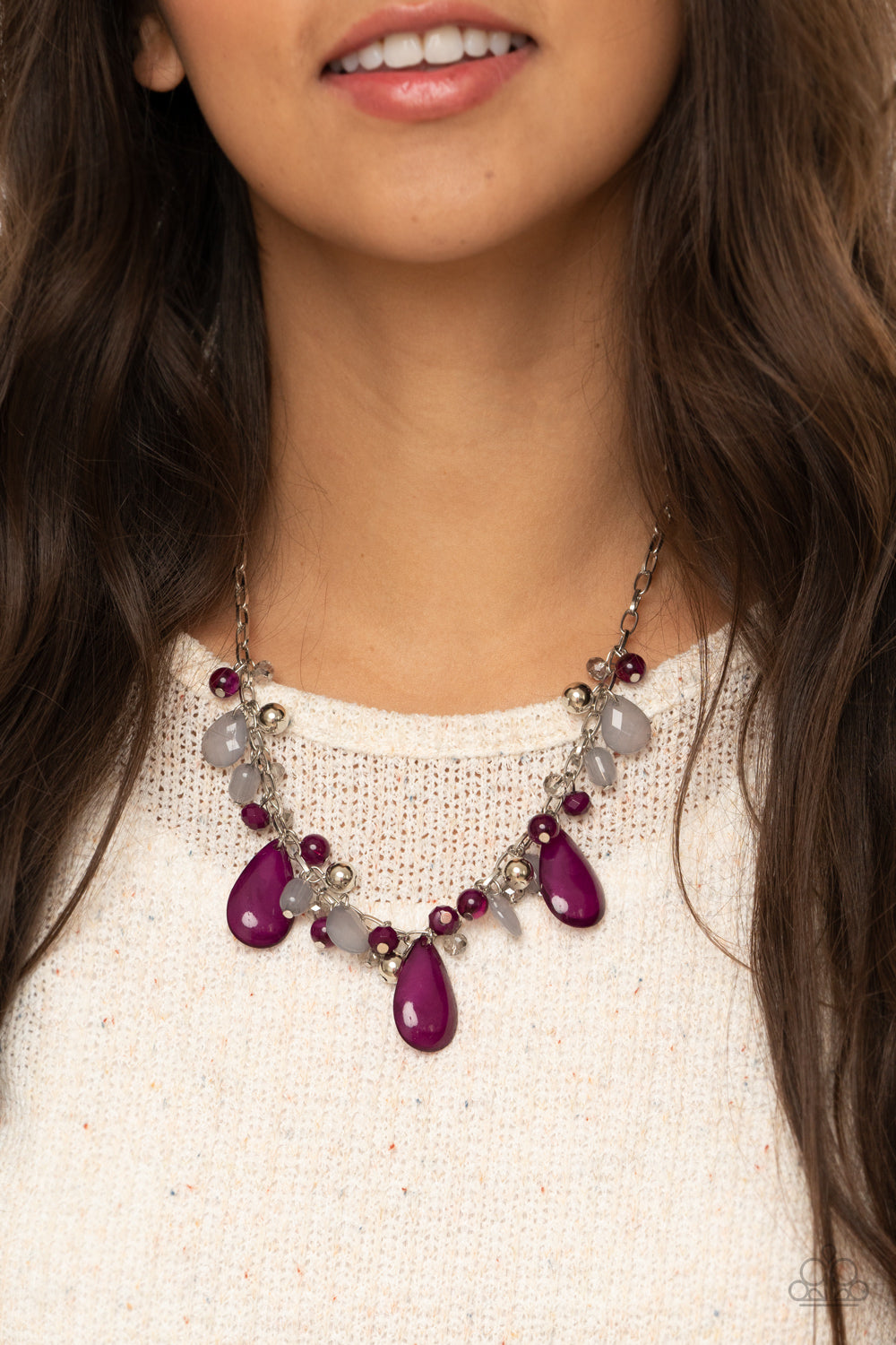Paparazzi Accessories: Seaside Solstice - Purple Necklace