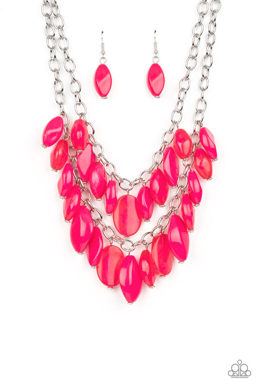Paparazzi Accessories: Palm Beach Beauty - Pink Necklace