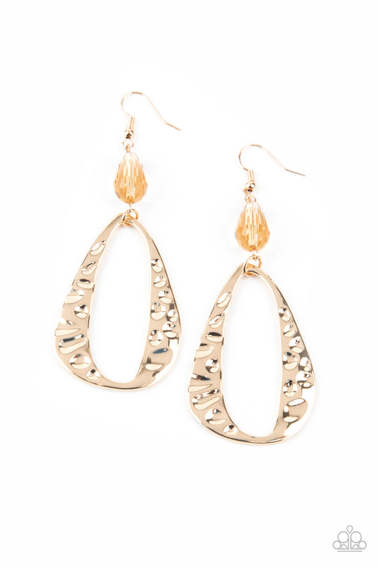 Paparazzi Accessories: Enhanced Elegance - Gold Earring