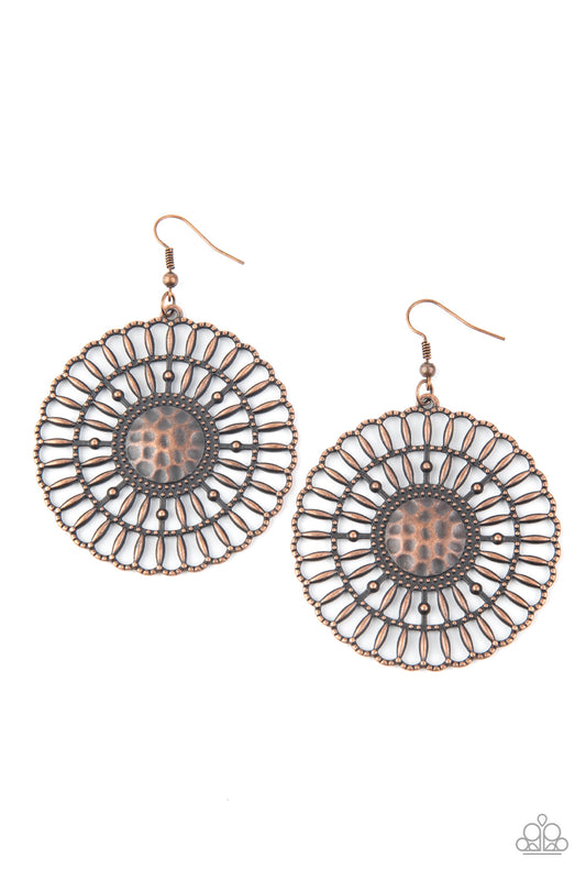 Paparazzi Accessories: Rustic Groves - Copper Earring