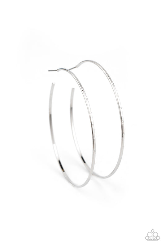 Paparazzi Accessories: Very Curvaceous - Silver Earring