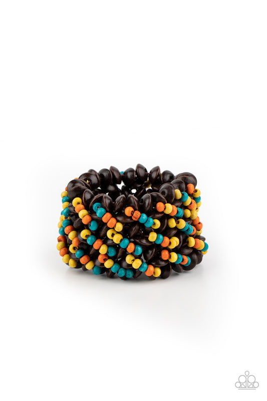 Paparazzi Accessories: Cozy in Cozumel - Multi Bracelet