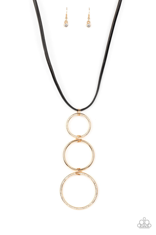 Paparazzi Accessories: Curvy Couture - Gold Necklace