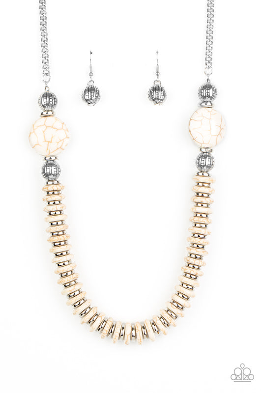 Paparazzi Accessories: Desert Revival - White Necklace