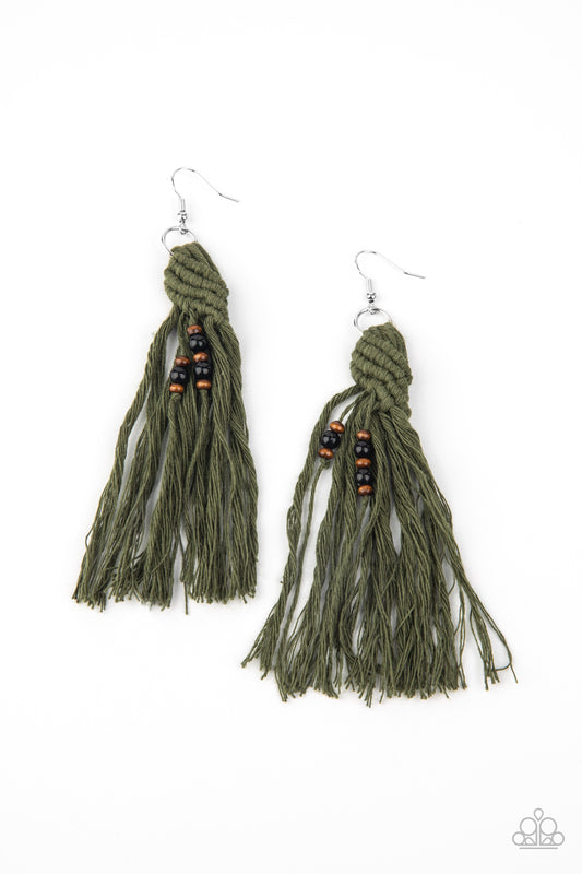 Paparazzi Accessories: Beach Bash - Green Earring